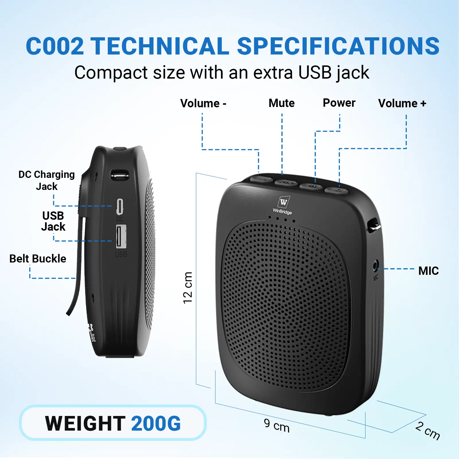 VoiceMate™ C002 Wireless Voice Amplifier - Image 4