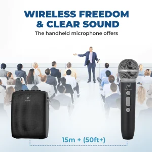 Alternative view of VoiceMate™ WB009 Wireless Voice Amplifier (Copy)